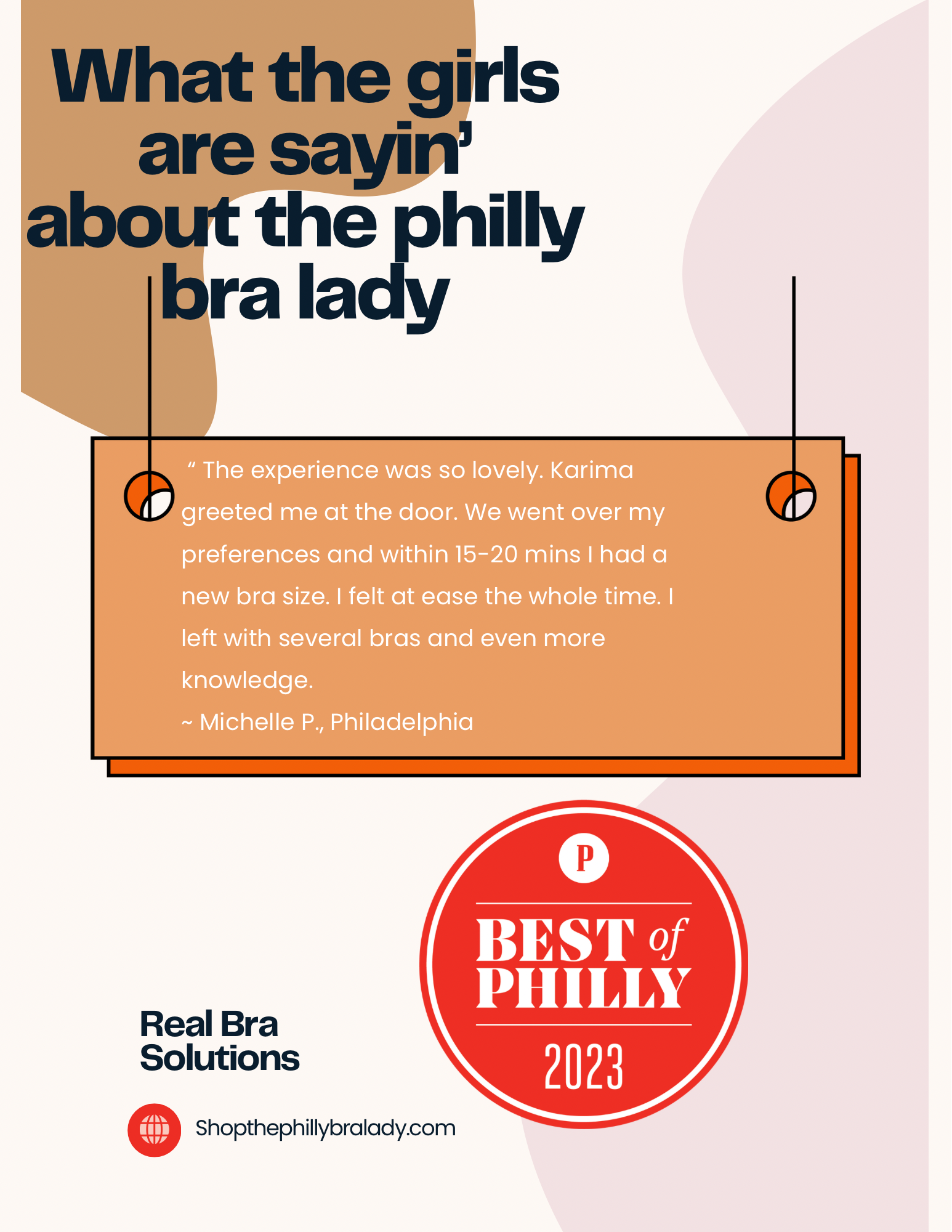 New Arrivals  THE PHILLY BRA LADY